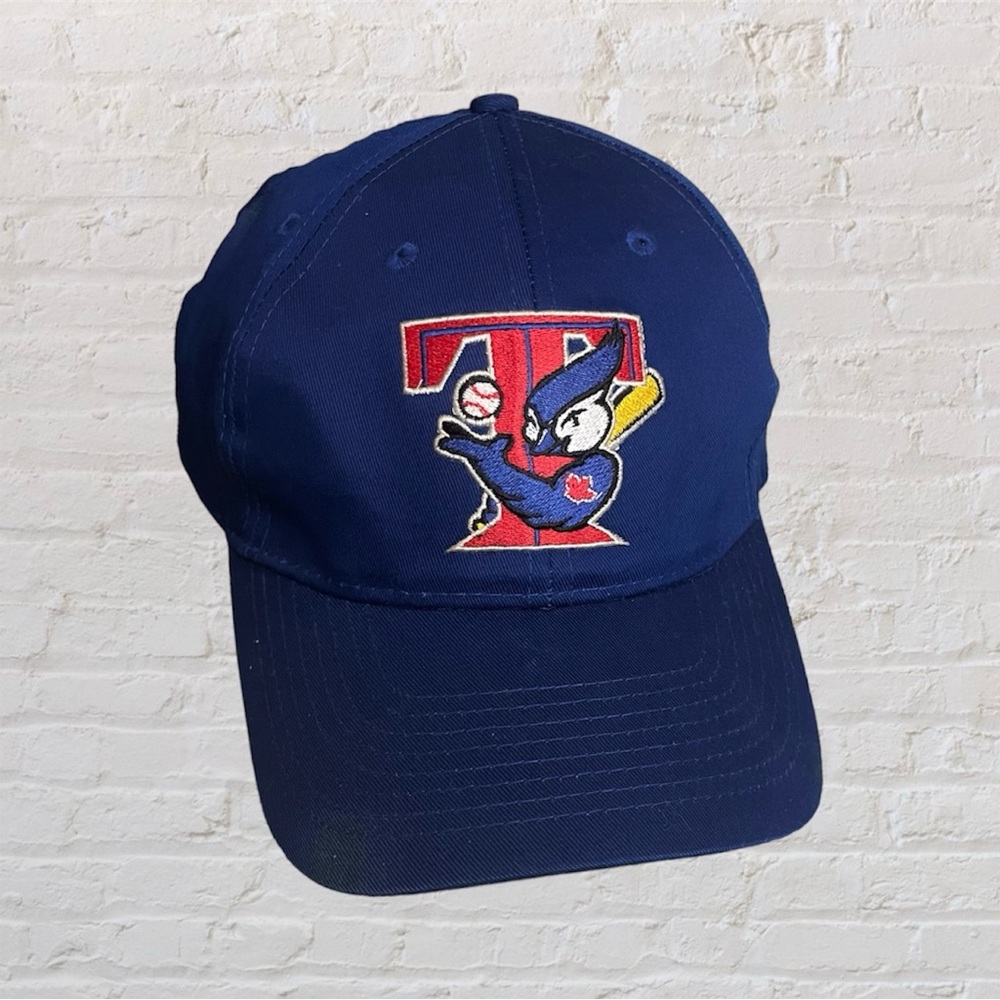 Blue Baseball Cap with Embroidered Logo